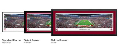 Alabama Crimson Tide End Zone Panoramic Picture - Night Game at Bryant-Denny Stadium Panoramic Picture by Blakeway Panoramas