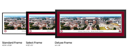 Alabama Crimson Tide Fan Cave Decor - Bryant-Denny Stadium Exterior Panoramic Picture by Blakeway Panoramas