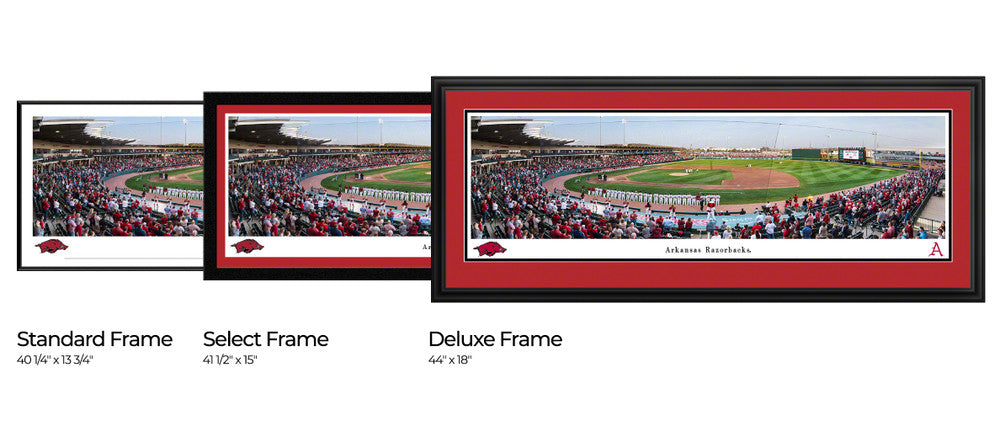 Arkansas Razorbacks Baseball Panoramic Picture - Baum-Walker Stadium at George Cole Field Fan Cave Decor by Blakeway Panoramics