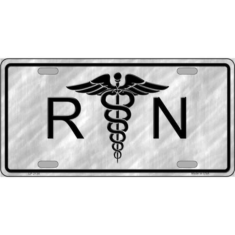 RN / Nurse 6" x 12" Metal License Plate Tag LP-2134