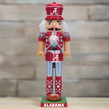 Alabama Crimson Tide Collectible 12" Wooden Nutcracker by Masterpieces