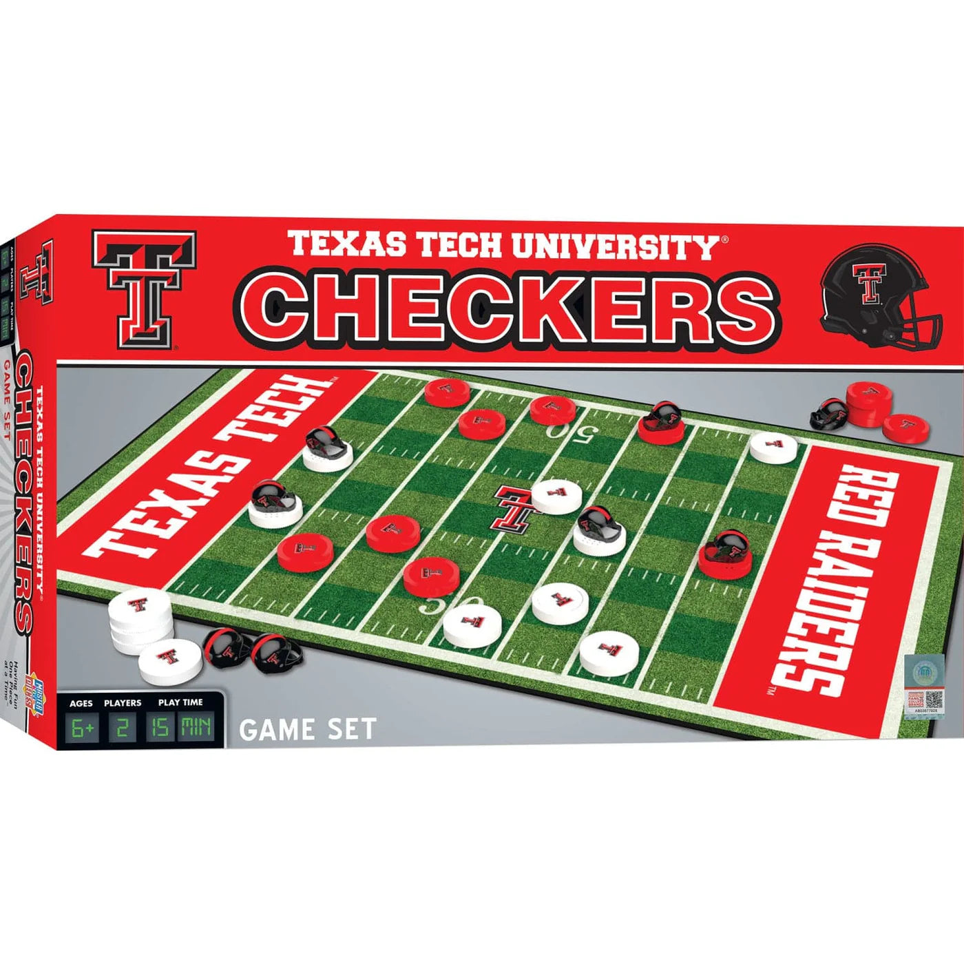 Texas Tech Red Raiders Checkers Board Game by Masterpieces