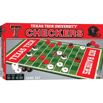 Texas Tech Red Raiders Checkers Board Game by Masterpieces