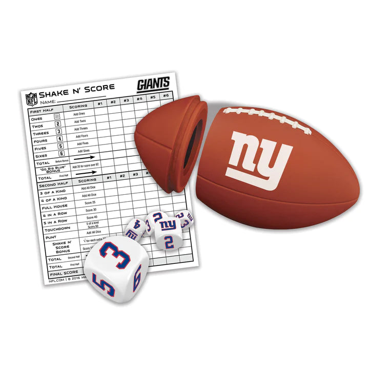 New York Giants Shake n Score Dice Game by MasterPieces