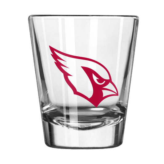Arizona Cardinals 2oz NFL Classic Shot Glass with weighted base and bold team gameday graphics.