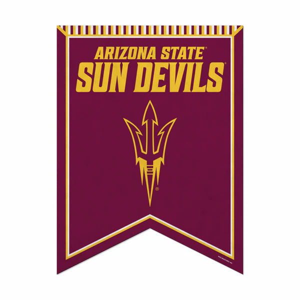 Arizona State Sun Devils 18"x24" NCAA felt pennant featuring bold team graphics on premium felt.