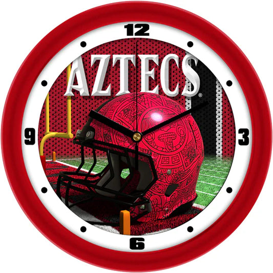 San Diego State Aztecs 11.5" Football Helmet Design Wall Clock by Suntime