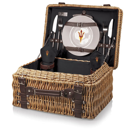 Arizona State Sun Devils  - Champion Picnic Basket by Picnic Time