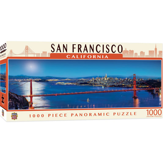 San Francisco 1000 Piece Panoramic Jigsaw Puzzle by Masterpieces