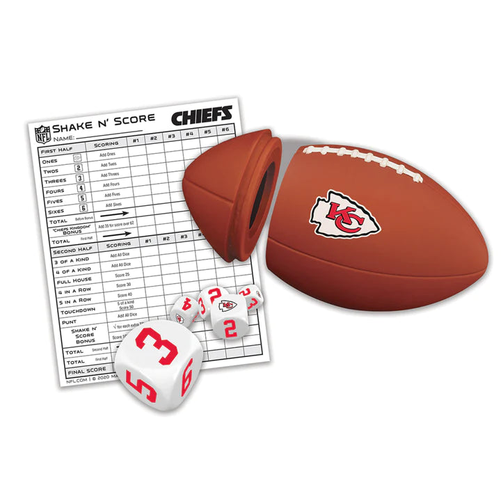 Kansas City Chiefs Shake n Score Dice Game by MasterPieces