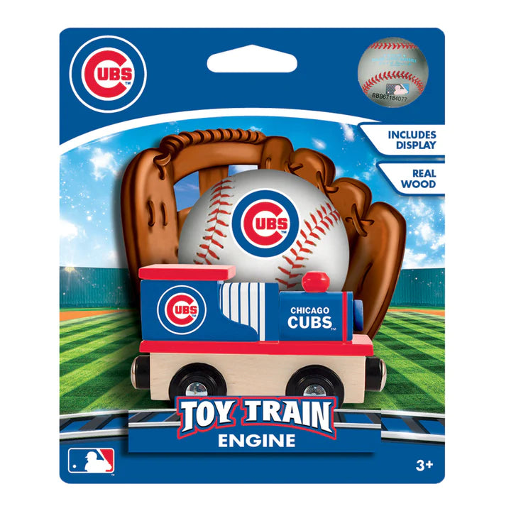 Chicago Cubs Wooden Toy Train Engine by Masterpieces