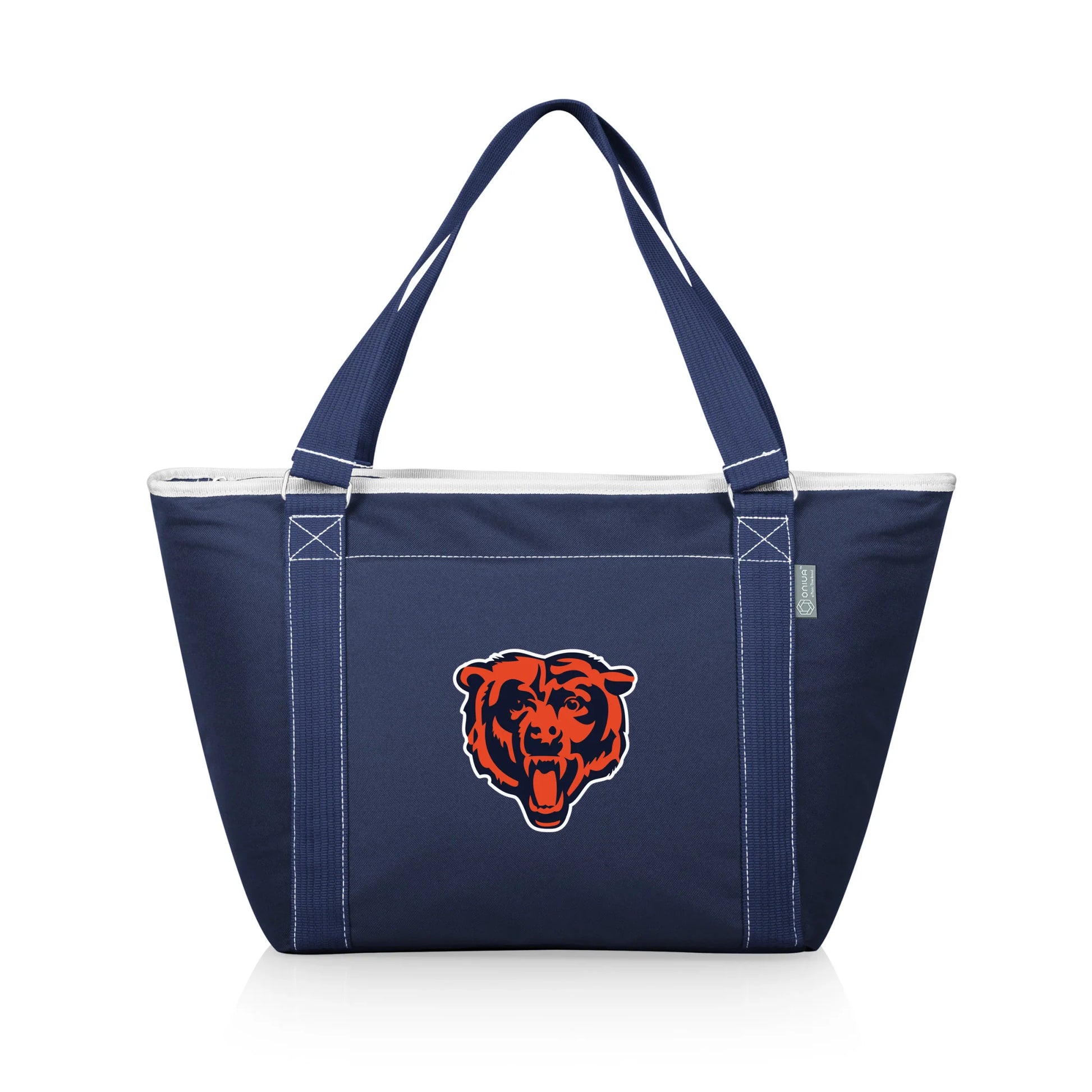 Chicago Bears NFL Topanga Cooler Tote Bag, 24-can insulated cooler tote, blue, officially licensed by Oniva.