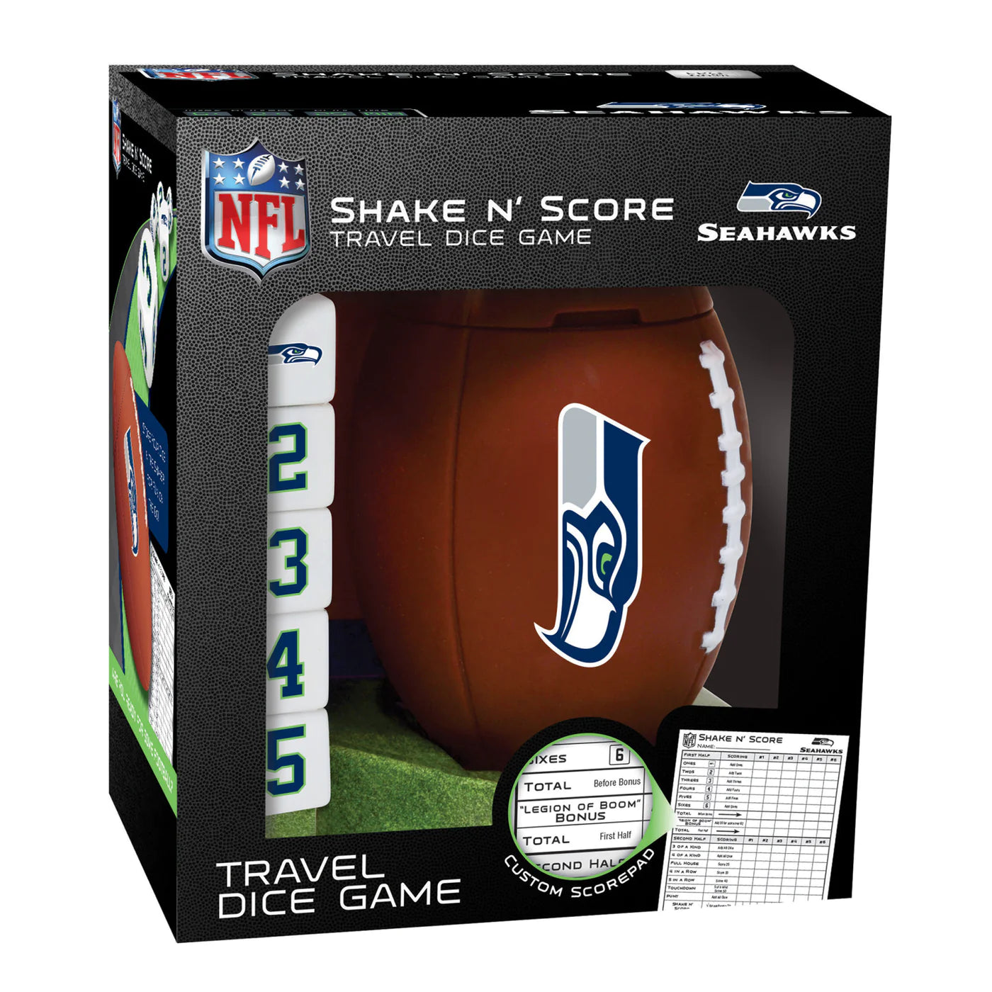 Seattle Seahawks Shake n Score Dice Game by MasterPieces