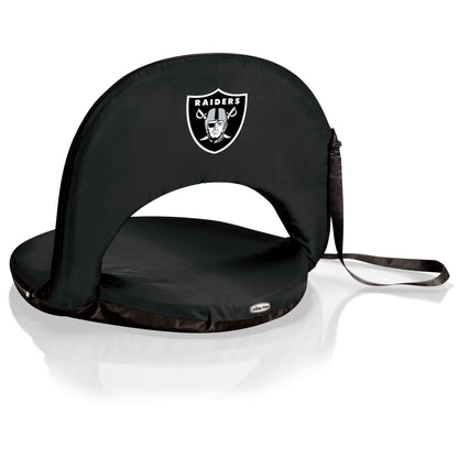 Las Vegas Raiders - Oniva Portable Reclining Seat, (Black) by Picnic Time