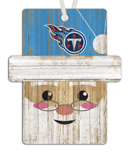 Tennessee Titans Santa Ornament by Fan Creations