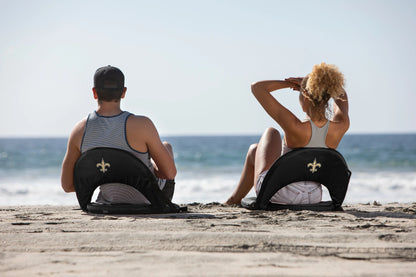 New Orleans Saints - Oniva Portable Reclining Seat, (Black) by Picnic Time