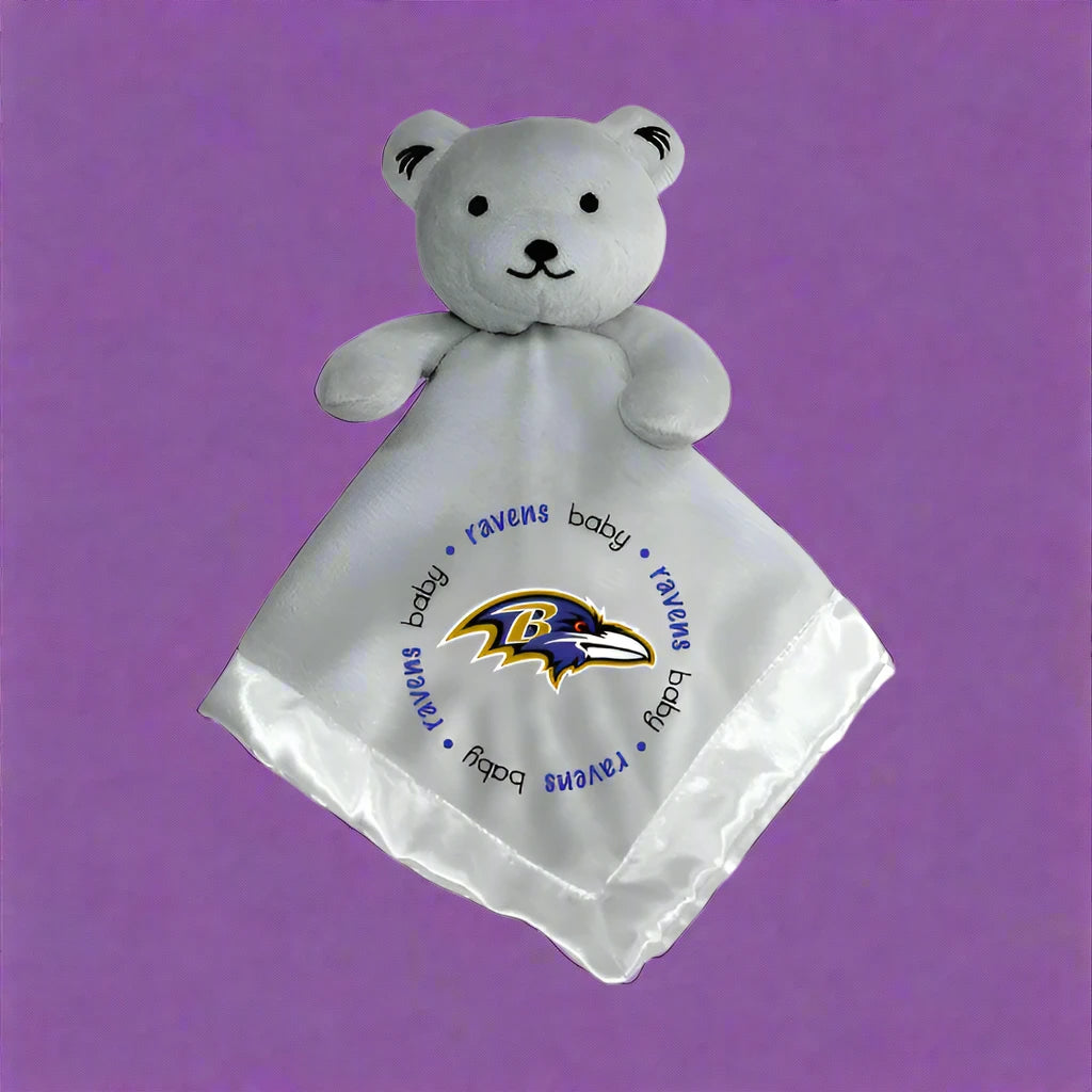 Baltimore Ravens Gray Embroidered Security Bear by Masterpieces Inc.