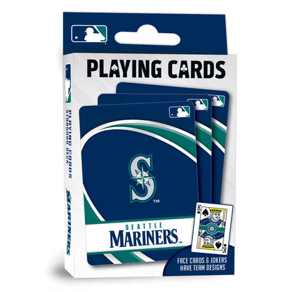 Seattle Mariners Playing Cards - 54 Card Deck by Masterpieces