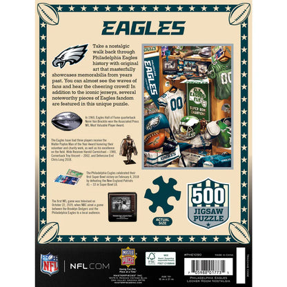 Philadelphia Eagles - Locker Room 500 Piece Jigsaw Puzzle by Masterpieces