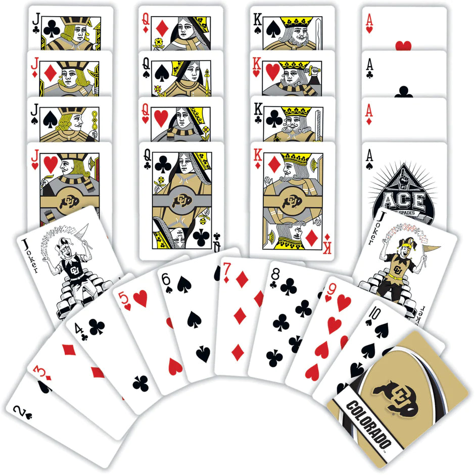 Colorado Buffaloes Playing Cards by Masterpieces