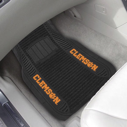 Clemson Tigers 2-pc Deluxe Car Mat Set by Fanmats