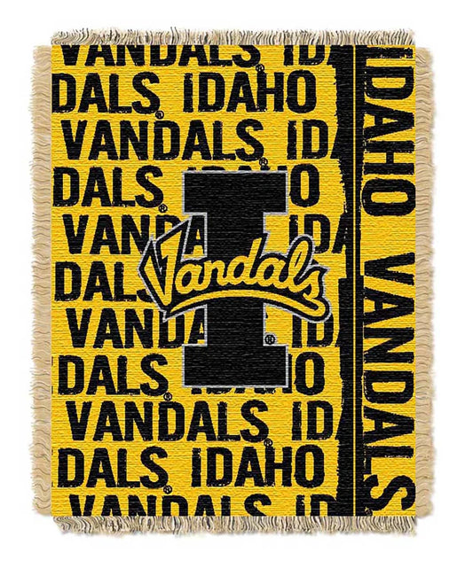 Idaho Vandals Double Play Jacquard Throw Blanket by The Northwest Group