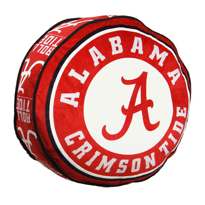 Alabama Crimson Tide NCAA Cloud Pillow, 15-inch round with team colors and graphics, by Northwest Company.