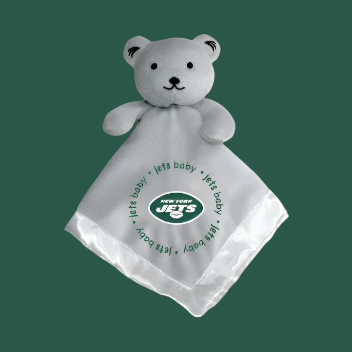 New York Jets Embroidered Gray Security Bear by Masterpieces