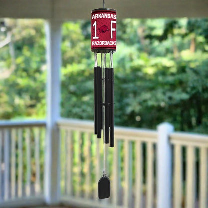 Arkansas Razorbacks #1 Fan Wind Chime by GTEI