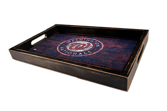 Washington Nationals Distressed Logo Serving Tray by Fan Creations