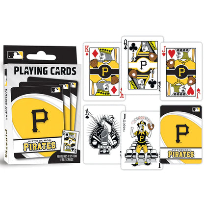 Pittsburgh Pirates Playing Cards - 54 Card Deck by Masterpieces