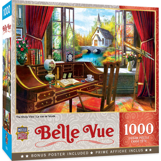 Belle Vue - The Study View 1000 Piece Jigsaw Puzzle by Masterpieces