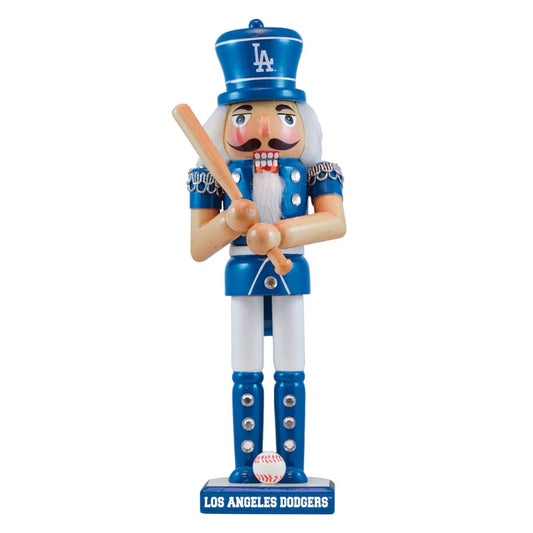 Los Angeles Dodgers Collectible 12" Wooden Nutcracker by Masterpieces