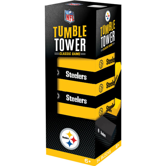 Pittsburgh Steelers Wood Tumble Tower Game by Masterpieces