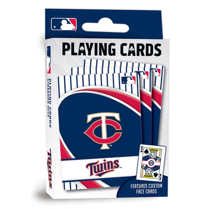 Minnesota Twins Playing Cards - 54 Card Deck by Masterpieces