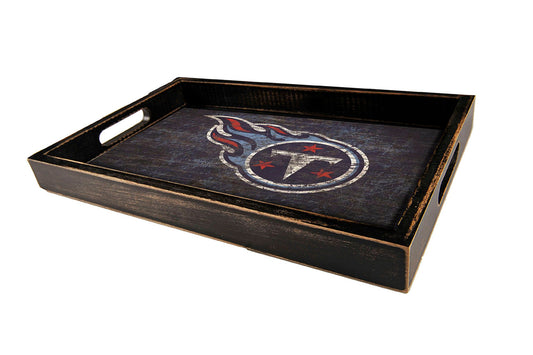 Tennessee Titans Distressed Logo Serving Tray by Fan Creations