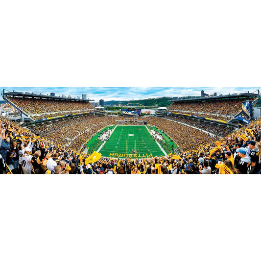 Pittsburgh Steelers - 1000 Piece Panoramic Puzzle - End View by Masterpieces