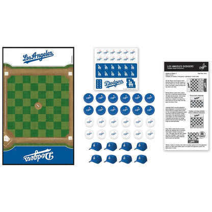 Los Angeles Dodgers Checkers Board Game by Masterpieces