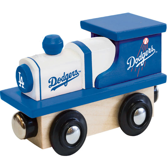 Los Angeles Dodgers Wooden Toy Train Engine by Masterpieces