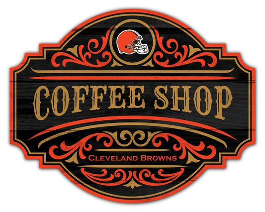 Cleveland Browns Coffee Tavern Sign by Fan Creations