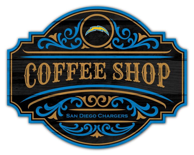 Los Angeles Chargers Coffee Tavern Sign by Fan Creations