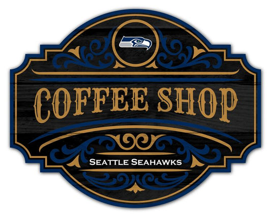 Seattle Seahawks Coffee Tavern Sign by Fan Creations