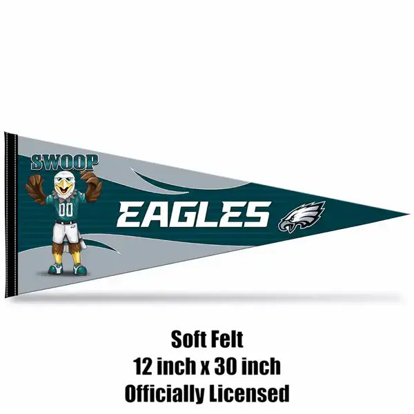 Philadelphia Eagles NFL felt pennant with specifications