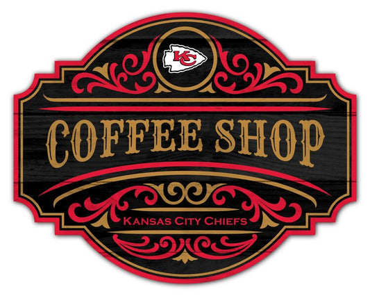 Kansas City Chiefs Coffee Tavern Sign by Fan Creations