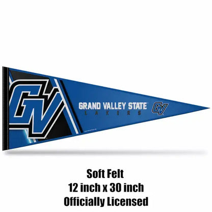 Grand Valley State Lakers 12x30 NCAA felt pennant with specifications