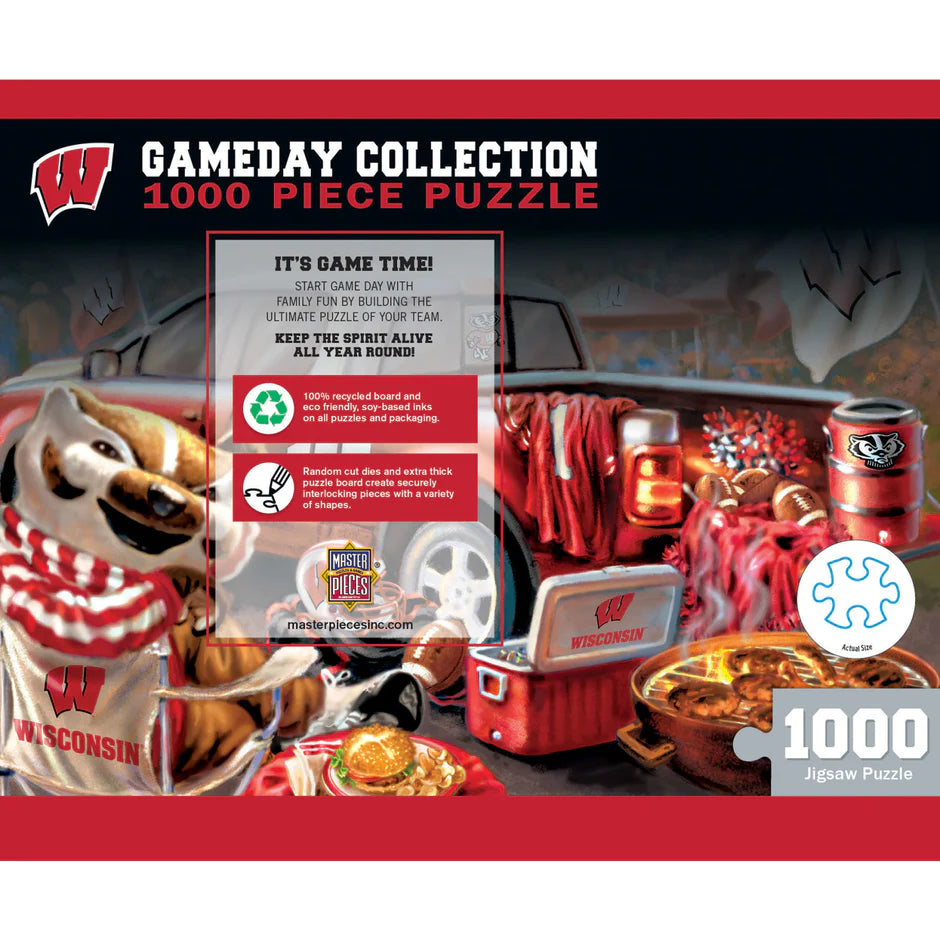Wisconsin Badgers - Gameday 1000 Piece Jigsaw Puzzle by Masterpieces