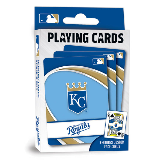 Kansas City Royals Playing Cards - 54 Card Deck by Masterpieces