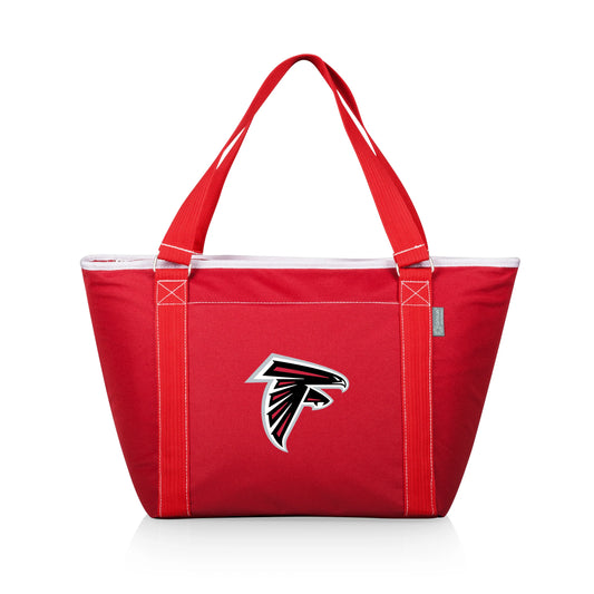 Atlanta Falcons Topanga Cooler Tote - 24-can capacity, water-resistant liner, and durable polyester construction. Officially licensed.