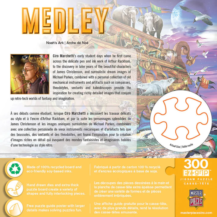 Medley - Noah's Ark 300 Piece EZ Grip Jigsaw Puzzle by Masterpieces