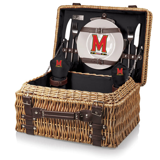 Maryland Terrapins - Champion Picnic Basket by Picnic Time